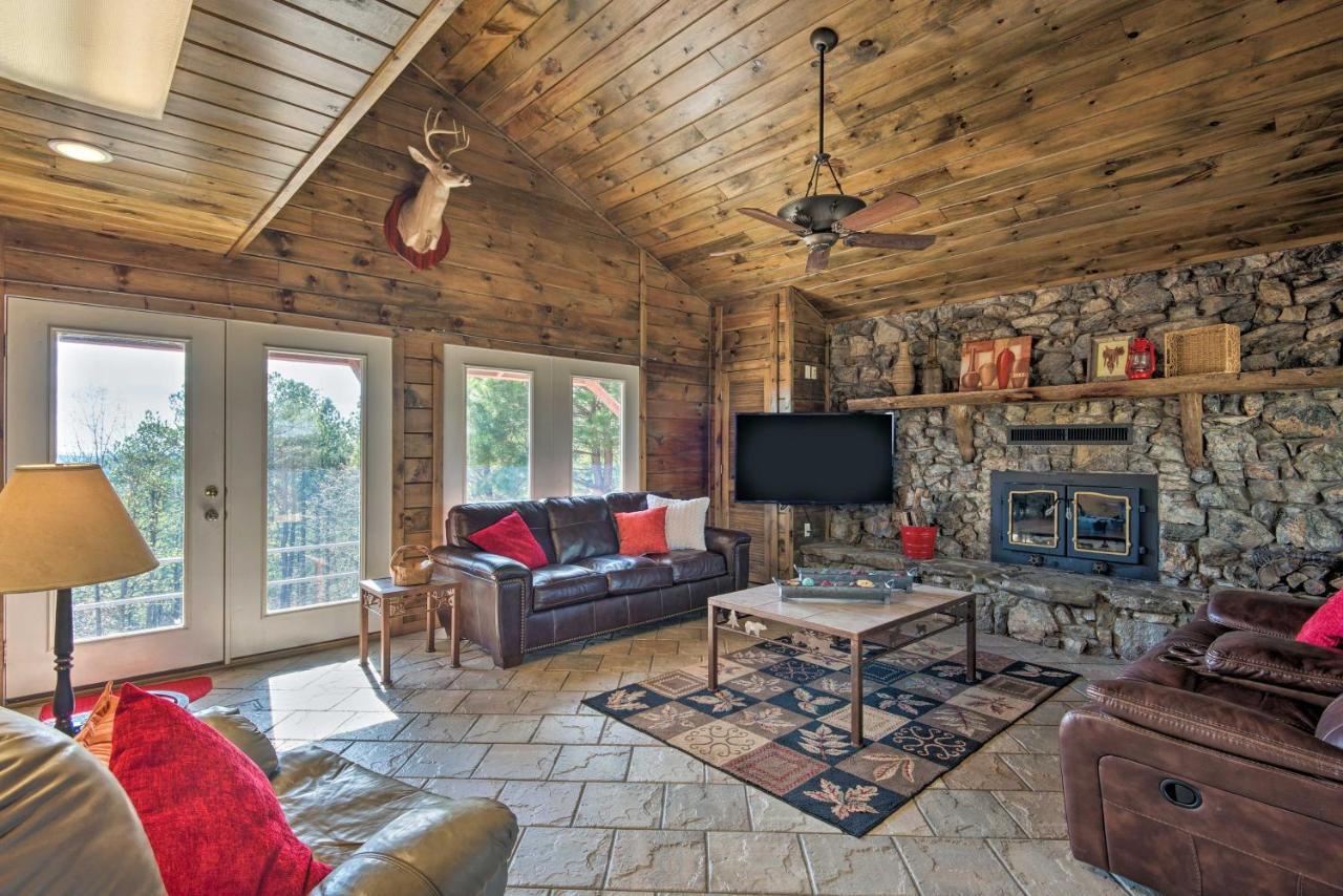 Broken Bow Mountaintop Home With Hot Tub! Extérieur photo